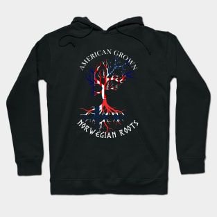 American Grown with Norwegian Roots Hoodie